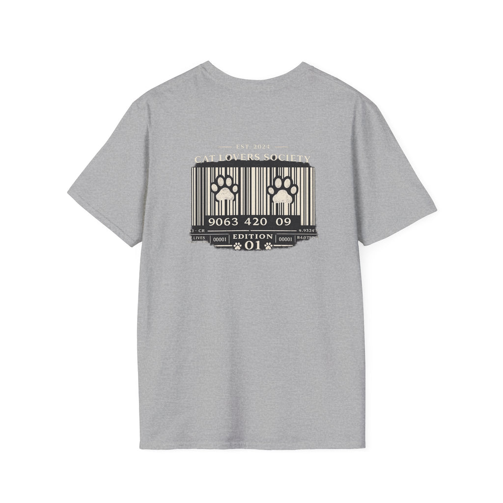 Cat Mugshot T-Shirt — Funny Pet Crime Graphic Tee (Police Department 890263)
