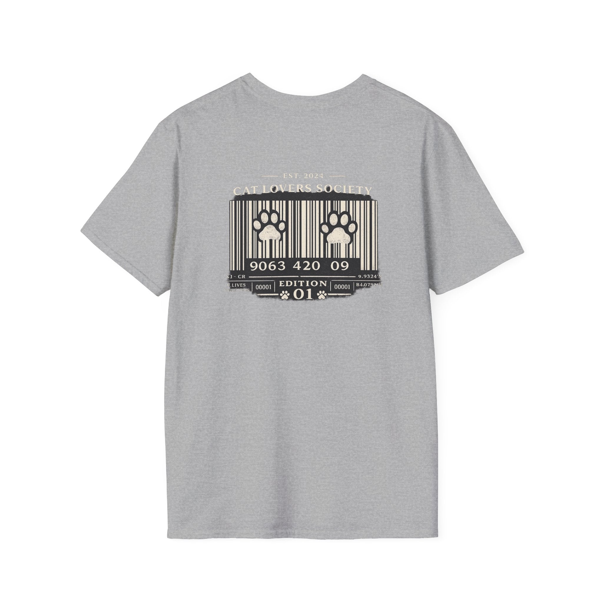 Cat Mugshot T-Shirt — Funny Pet Crime Graphic Tee (Police Department 890263)