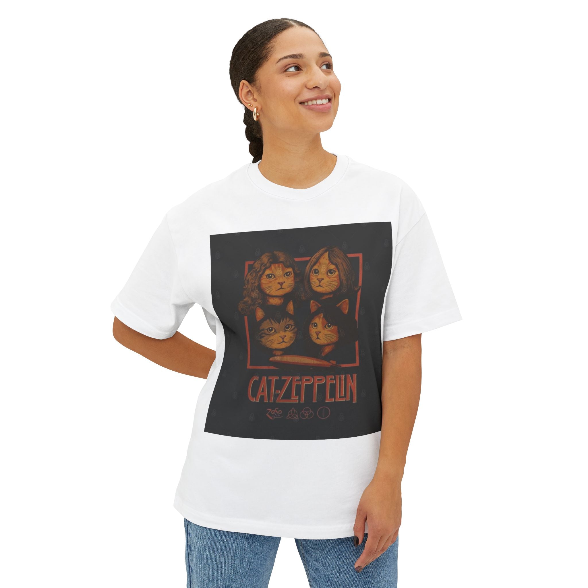 Cat-Zeppelin. Unisex Shirt Rock