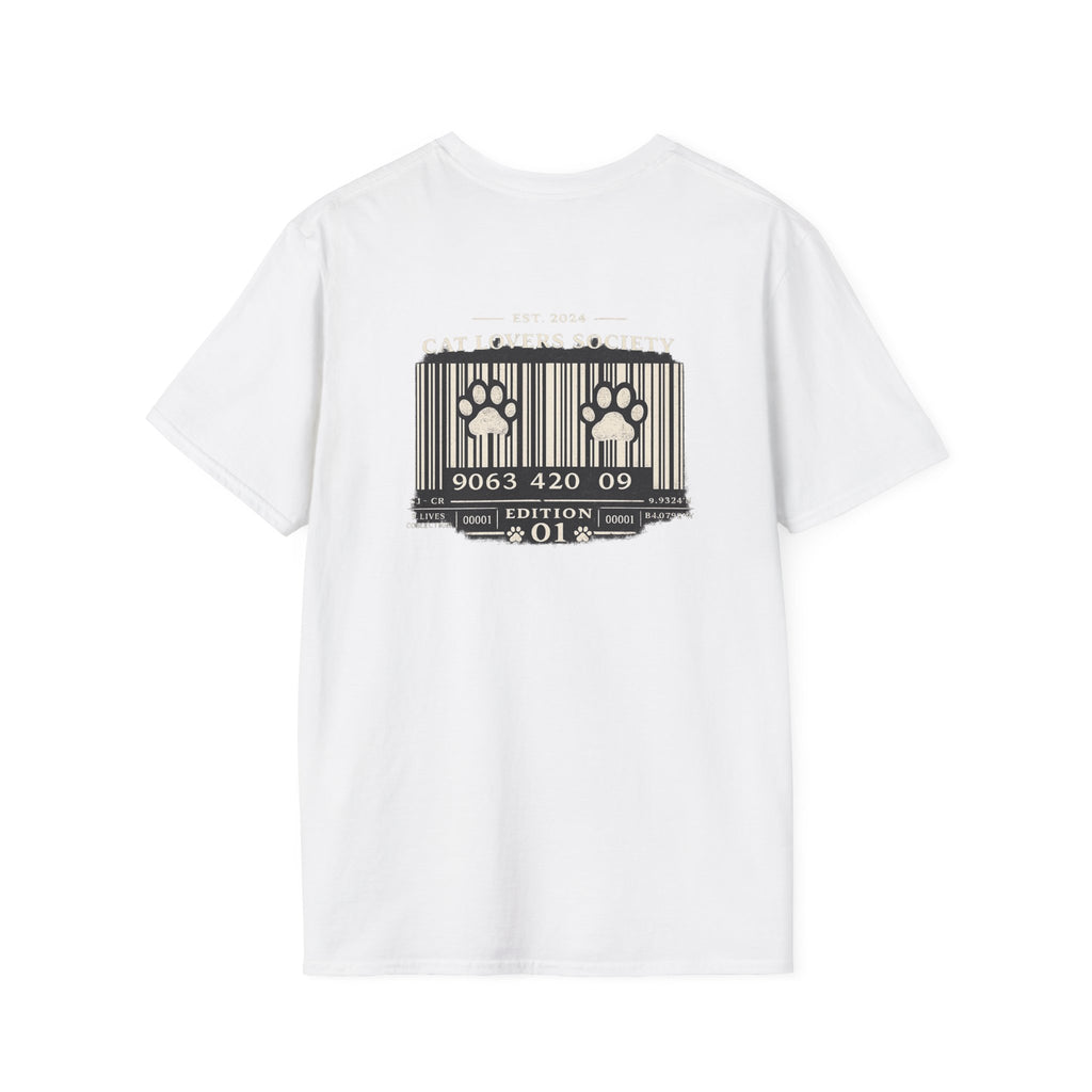 Cat Mugshot T-Shirt — Funny Pet Crime Graphic Tee (Police Department 890263)
